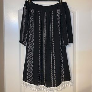 Off the shoulder dress